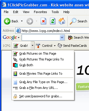 1ClickPicGrabber Screenshot